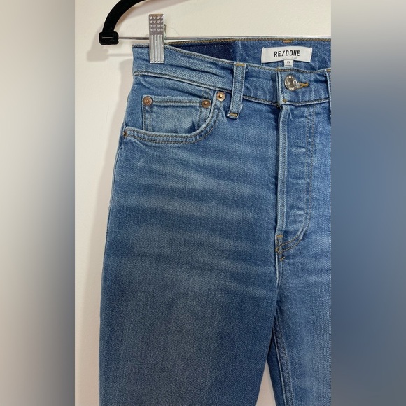 RE/DONE Jeans Women’s Size 25 90s High Rise Ankle Crop - Picture 5 of 12